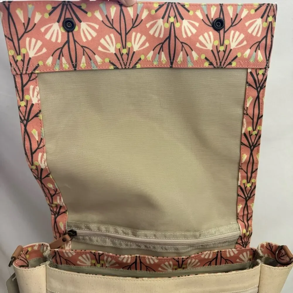 Petunia Pickle Bottom Pink Floral Pathway Backpack Diaper Bag